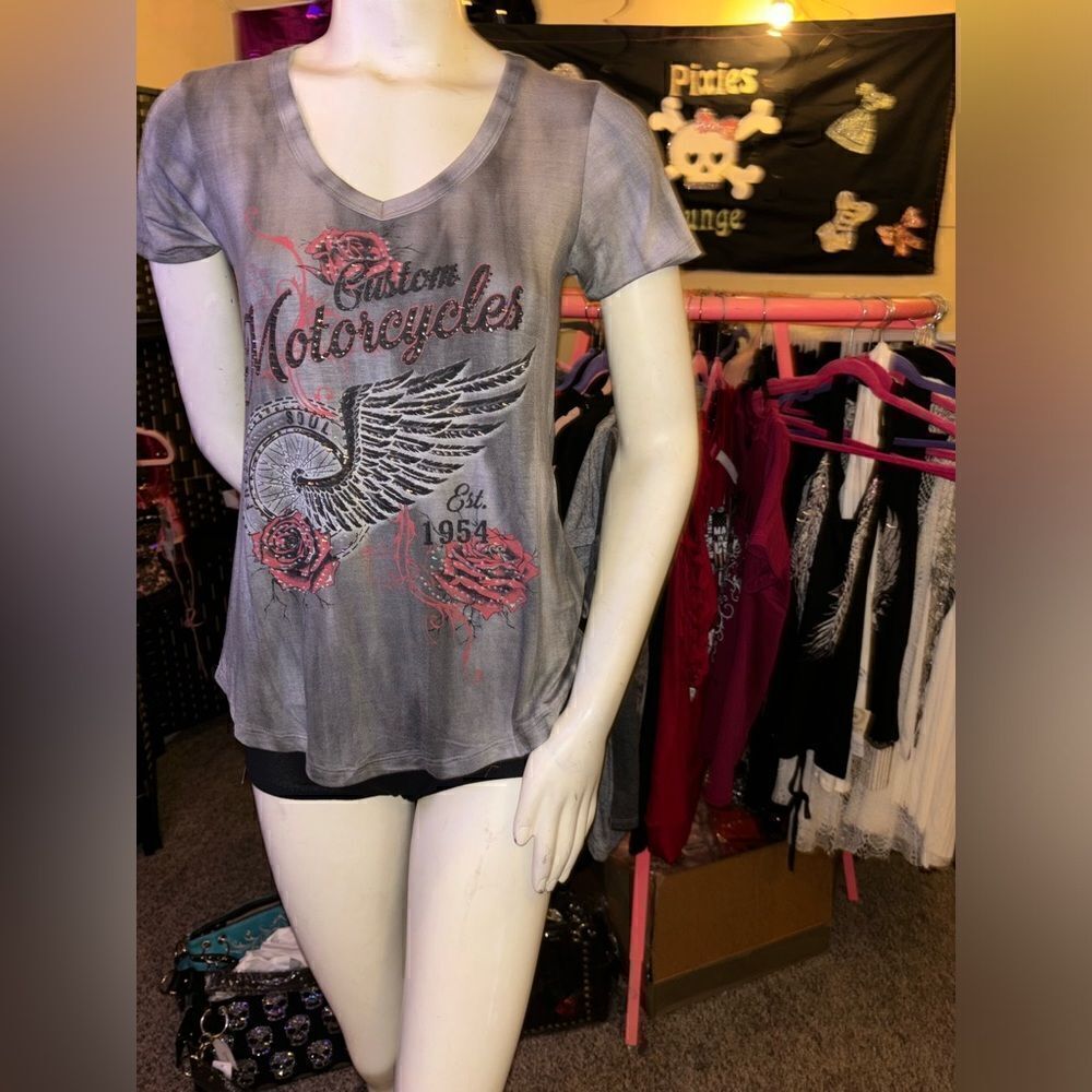 Liberty Wear Free Soul Biker Tee